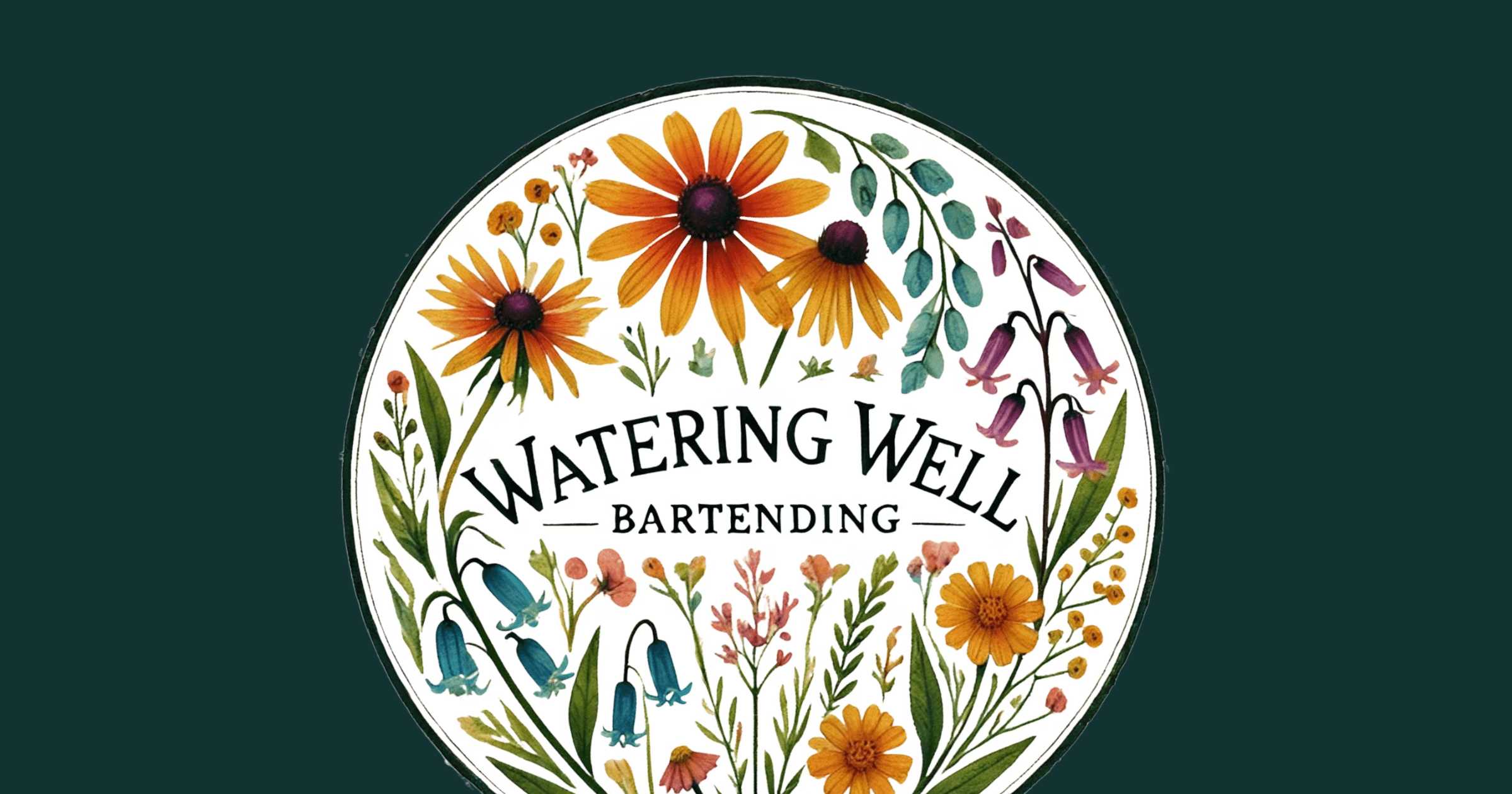 Crafted cocktail by Watering Well Bartending